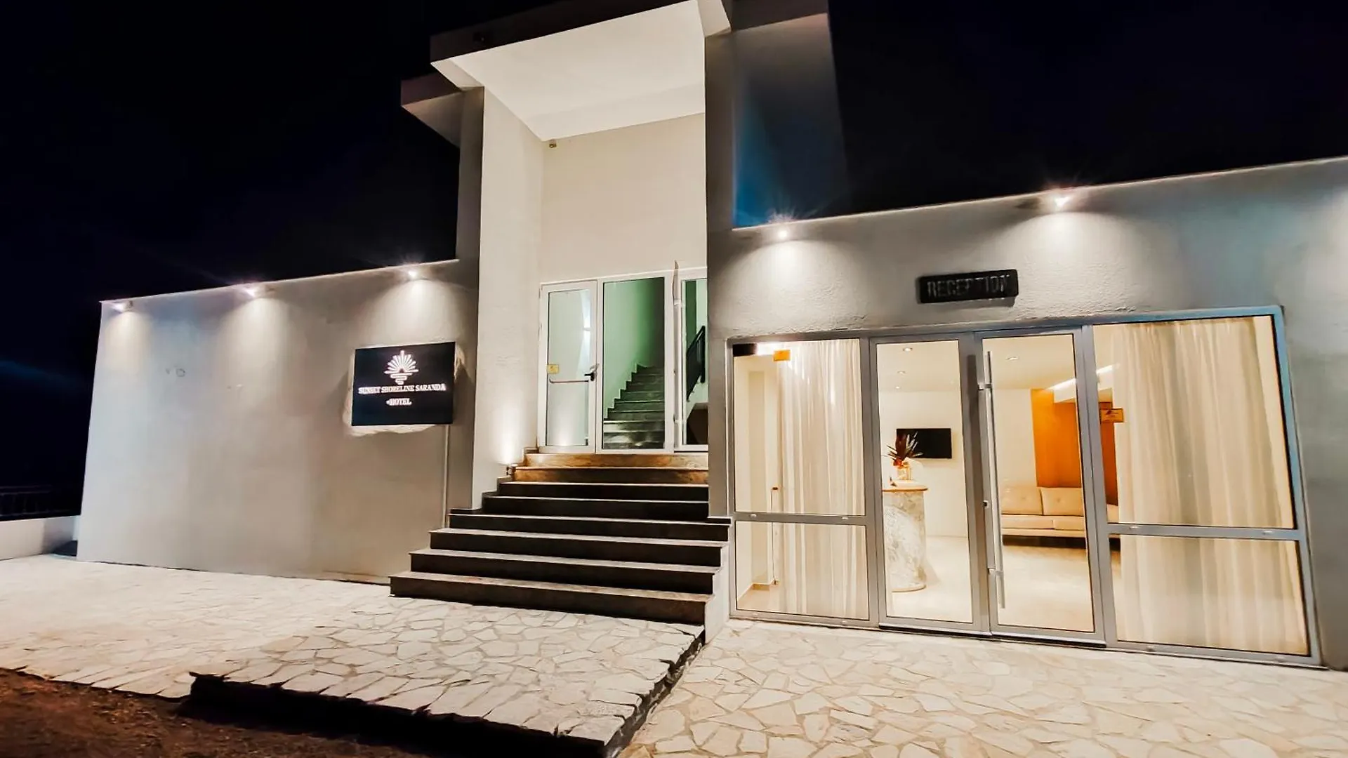 מלון Sunset Shoreline Saranda - Sea View - Free Private Parking - Pool